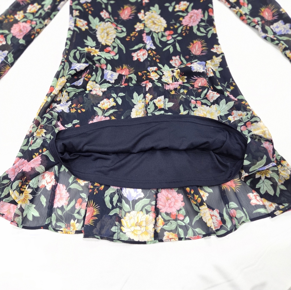 Tommy Hilfiger Floral Chiffon Dress Size 4 - Picture 11 of 11